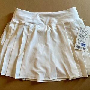 Lululemon Athletica White Tennis Skirt